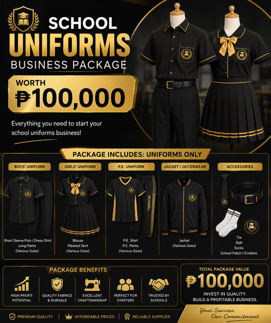 🎓 School Uniform Business Package (Worth ₱100,000)
